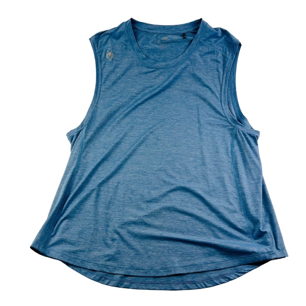 Greyson Sport Lt Blue Nylon Spandex Performance‎ Tank Top Shirt Mens Size 2XL
